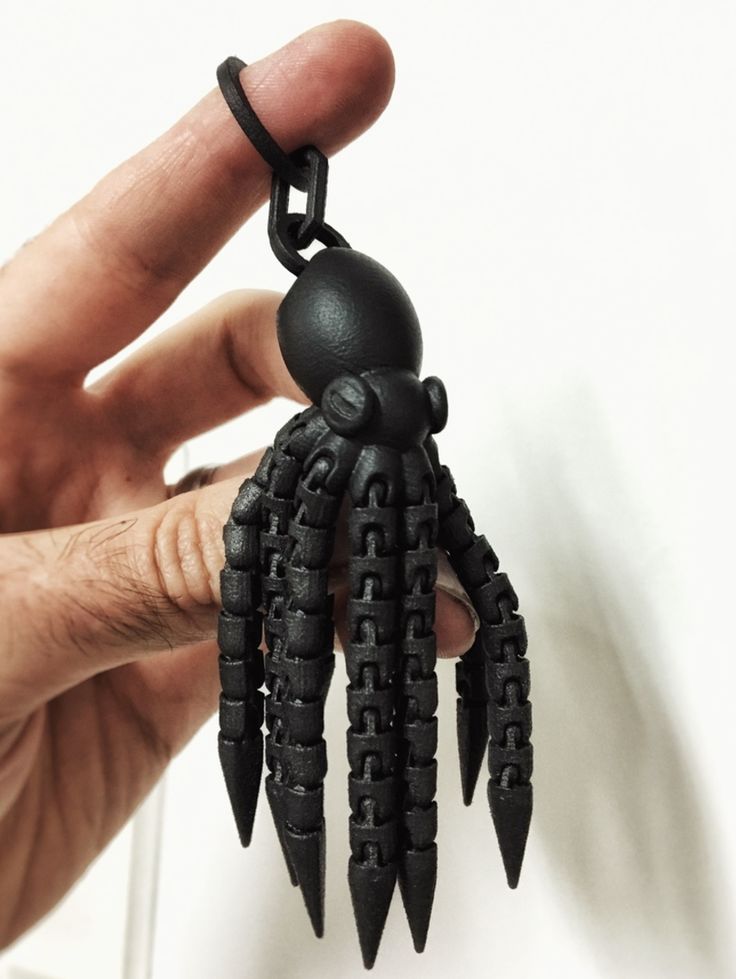 Llavero articulado — pulpo