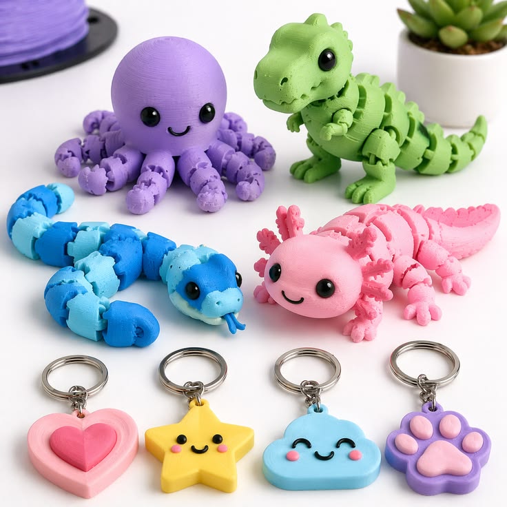 Objetos creativos variados
